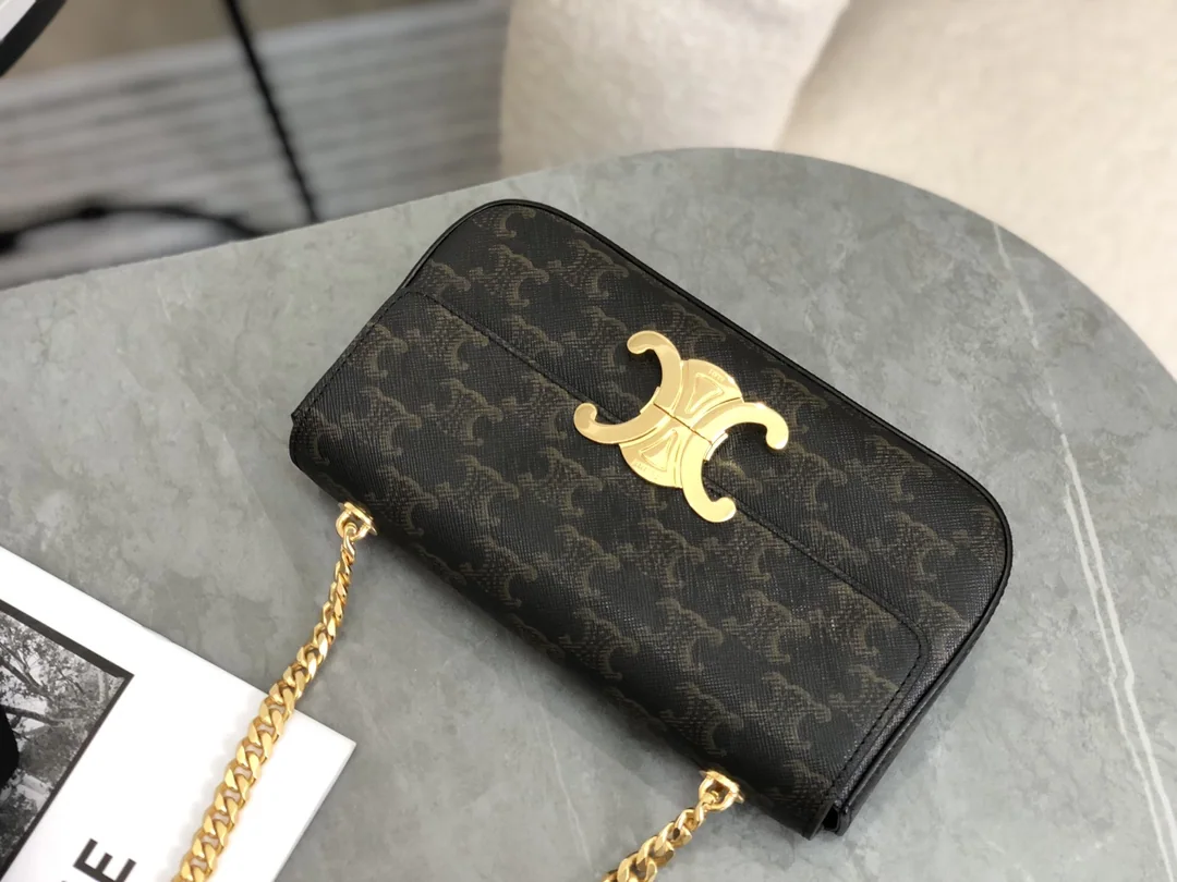 셀린느 트리옹프 체인 숄더백 상세 이미지 3