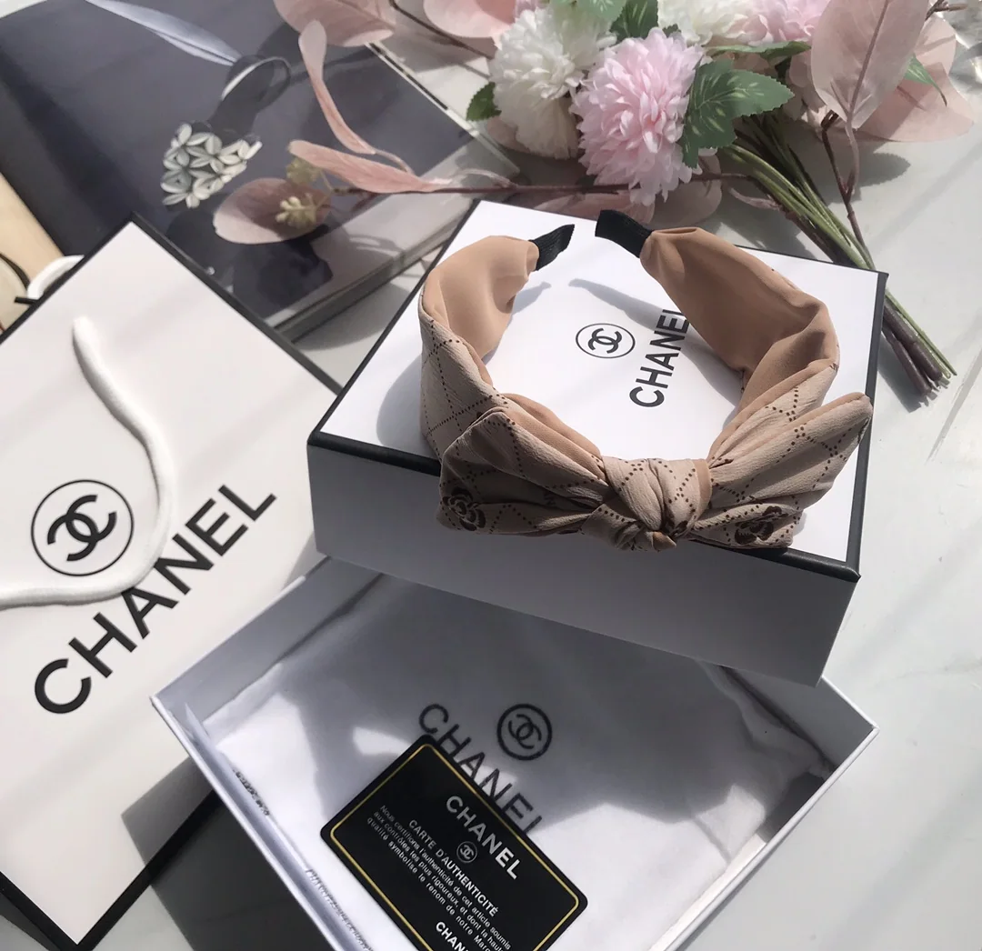 샤넬 핑크 리본 헤드밴드 상세 이미지 2
