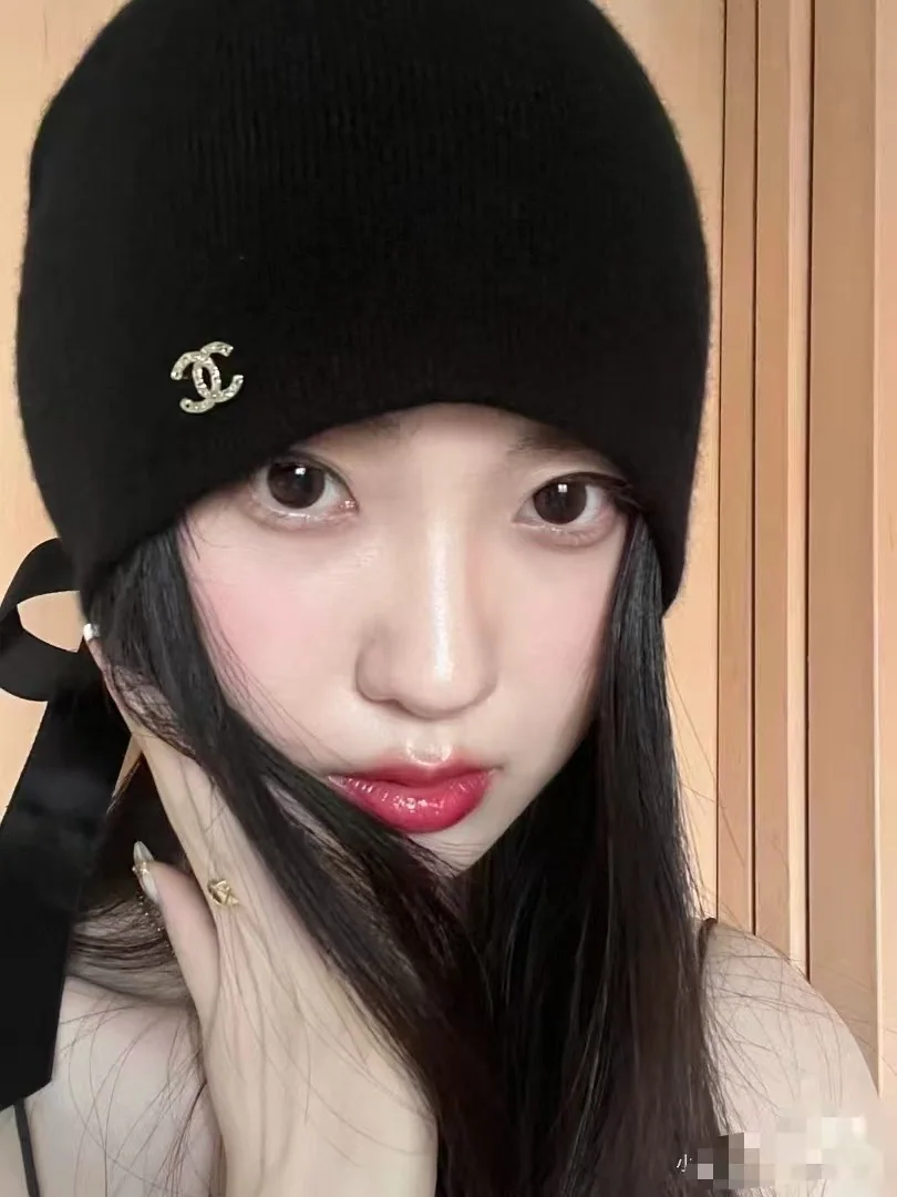 샤넬 캐시미어 니트 슬로치 햇 모자 상세 이미지 1