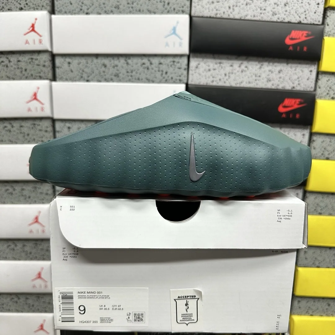나이키 [GX] 마인드 001 슬라이드 그린 HQ4307-300 201457 Nike Mind 001 Slide Mineral Slate