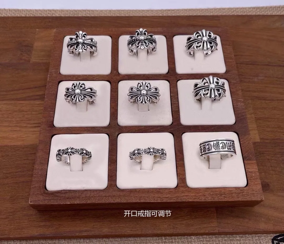 크롬하츠 클래식 레트로 크로스 반지 상세 이미지 4