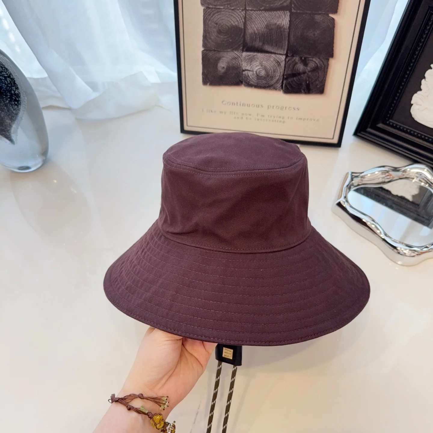 미우미우 모자 80947 Miu Miu Cap 상세 이미지 5