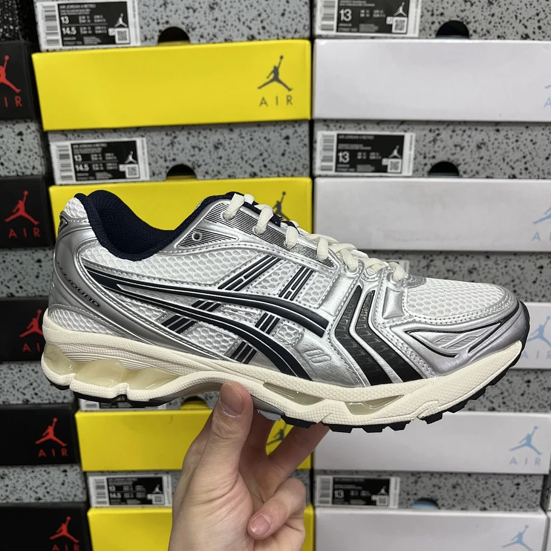 아식스 [ZC] 젤 카야노 14 1203A961-100 200323 Asics Gel-Kayano 14 JJJJound White Navy 상세 이미지 6