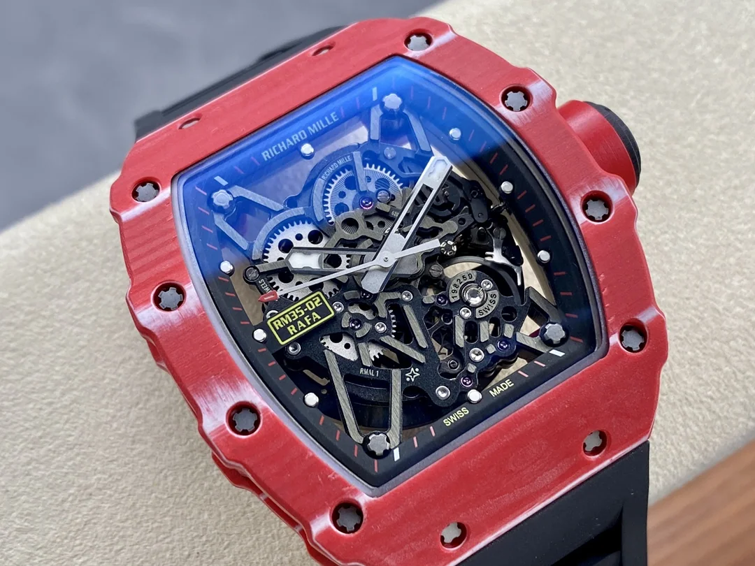리차드밀 RM 35-02 블랙 화이트 NTPT 카본 TPT 카본 티타늄 남성 시계 레플리카 44835 Richard Mille 상세 이미지 2