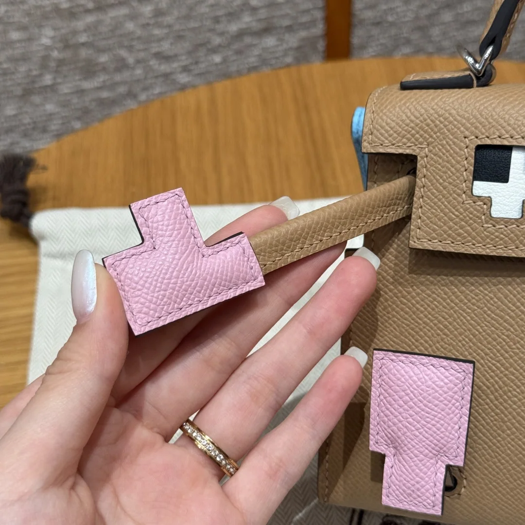 에르메스 켈리돌백 밀크티 가죽 가방 상세 이미지 8