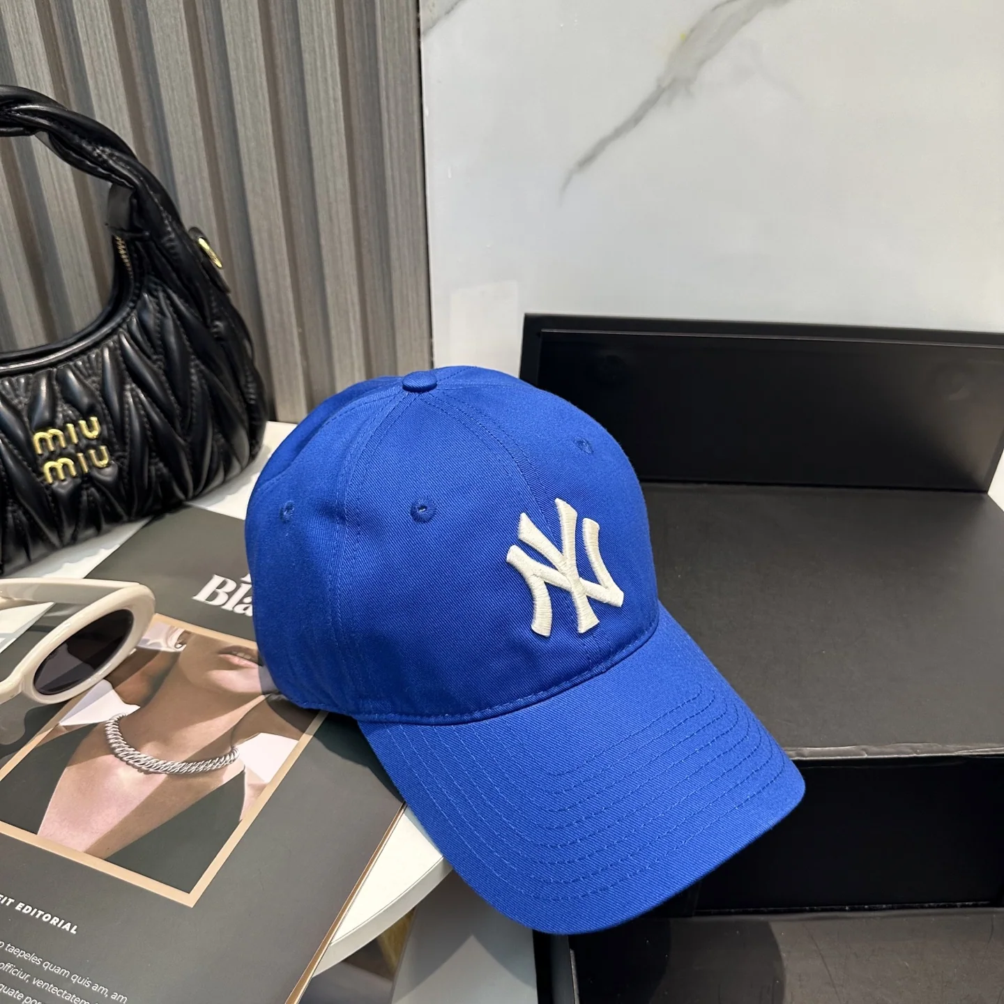 MLB 3D LA 자수 프리사이즈 야구모자 상세 이미지 7