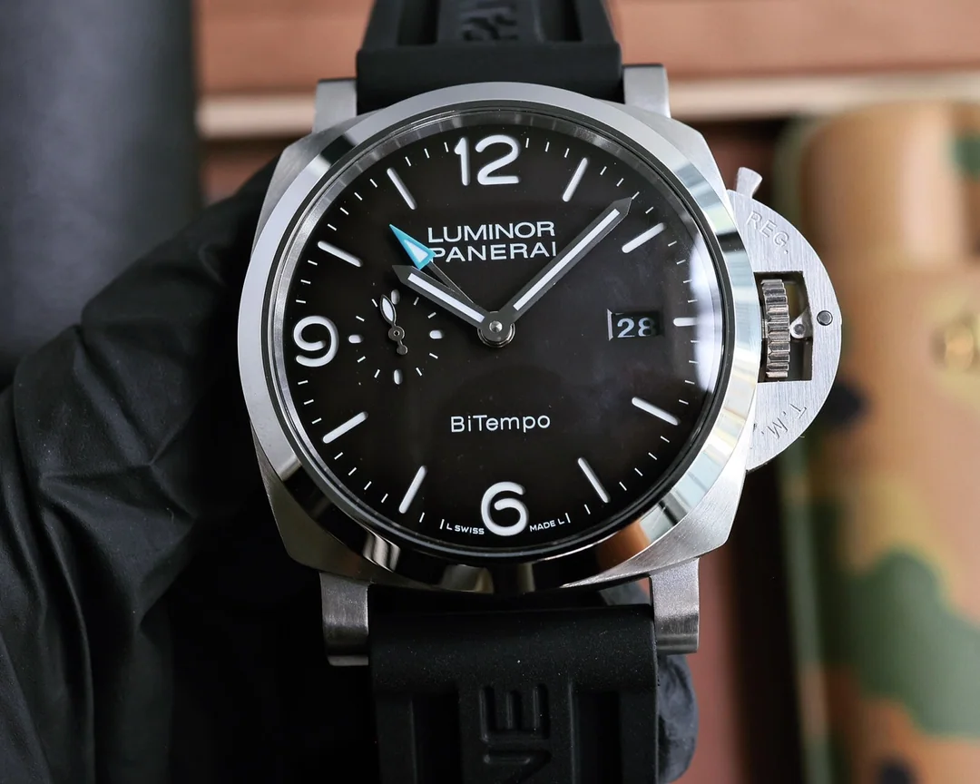 파네라이 루미노르 PAM1304 블랙 다이얼 한정판 레플리카 43869 Panerai 상세 이미지 2