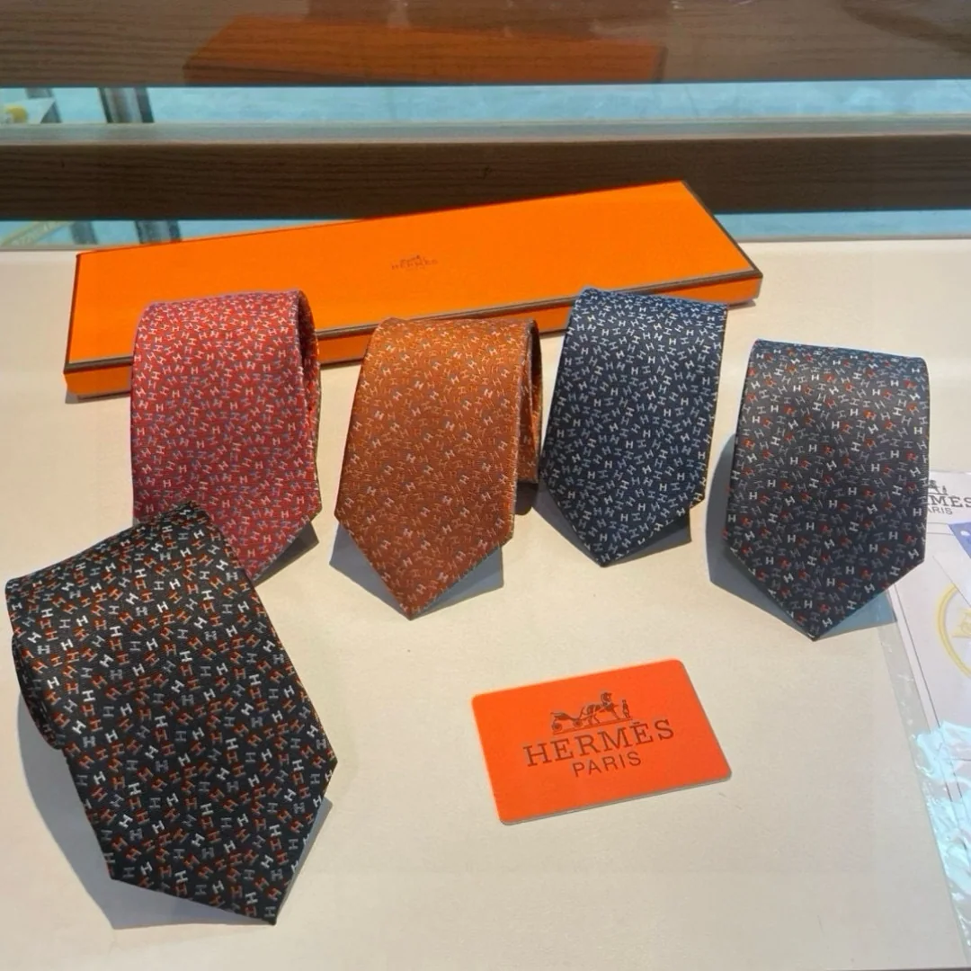 에르메스 트윌 실크 남성 넥타이 159244