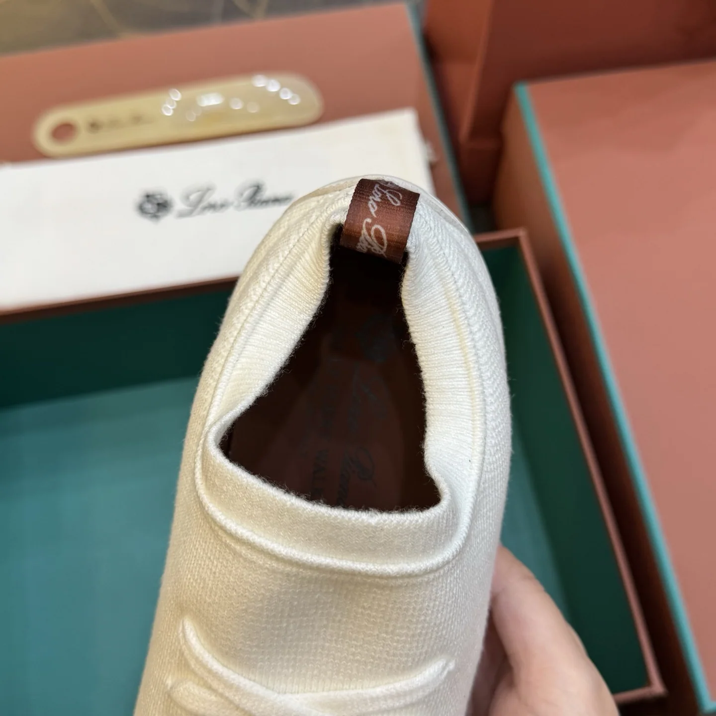 로로피아나 울 어퍼 슬립온 남성 신발 상세 이미지 7