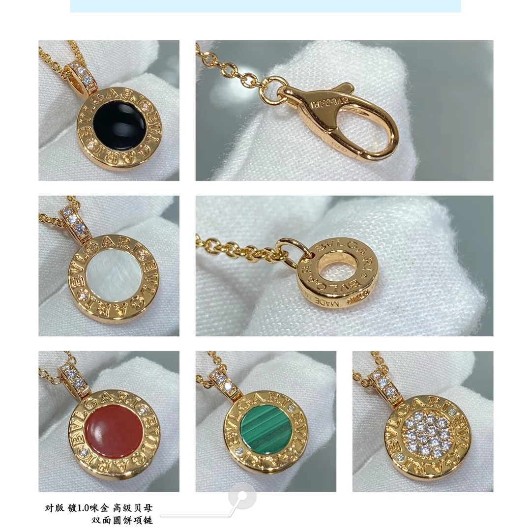 불가리 양면 회전식 서큘러 목걸이 상세 이미지 7