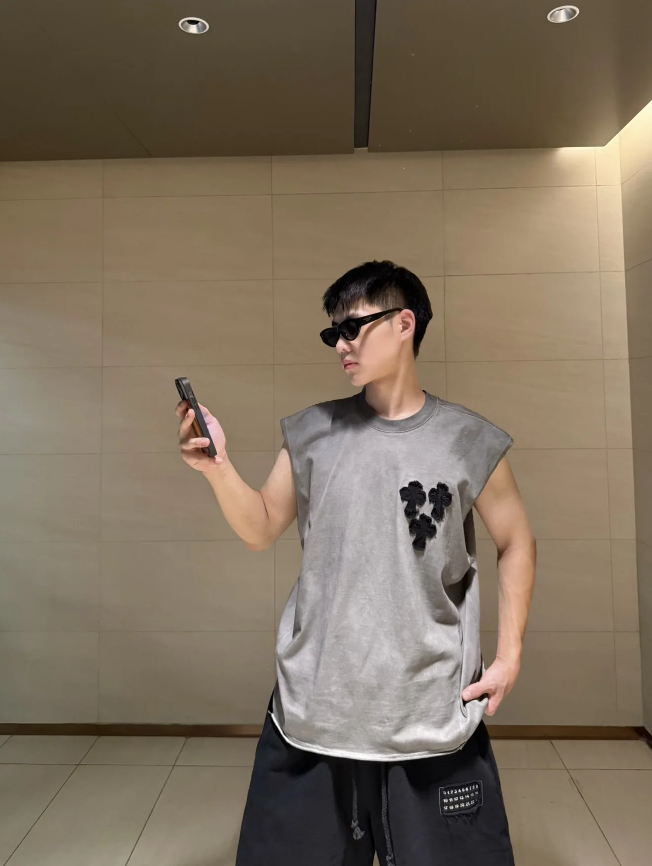 크롬하츠 남성 반팔 티셔츠 상세 이미지 1
