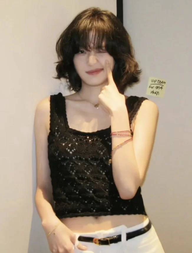 셀린느 크로셰 오픈워크 민소매 베스트 상세 이미지 8