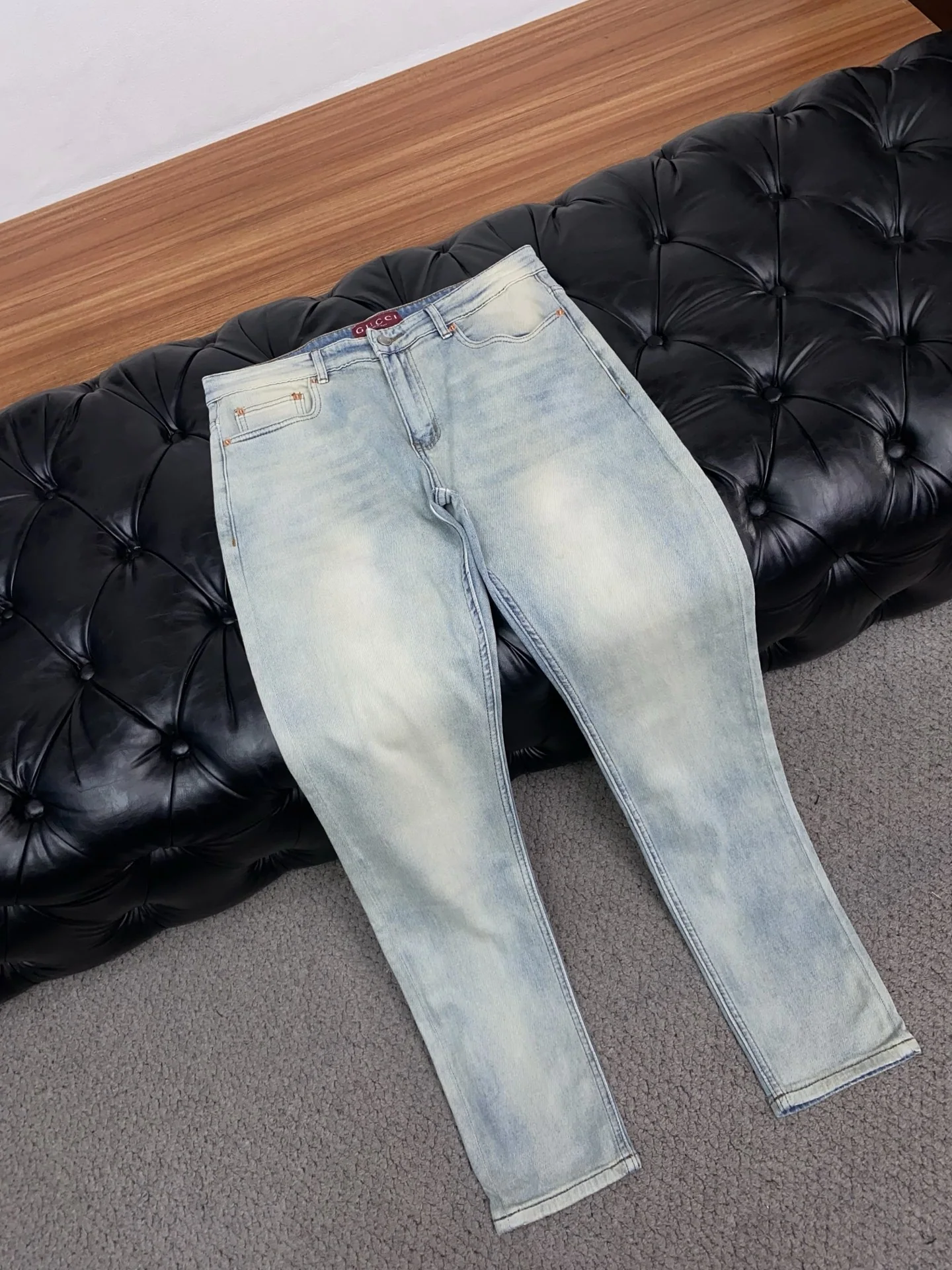구찌 여성 데님 바지 상세 이미지 6