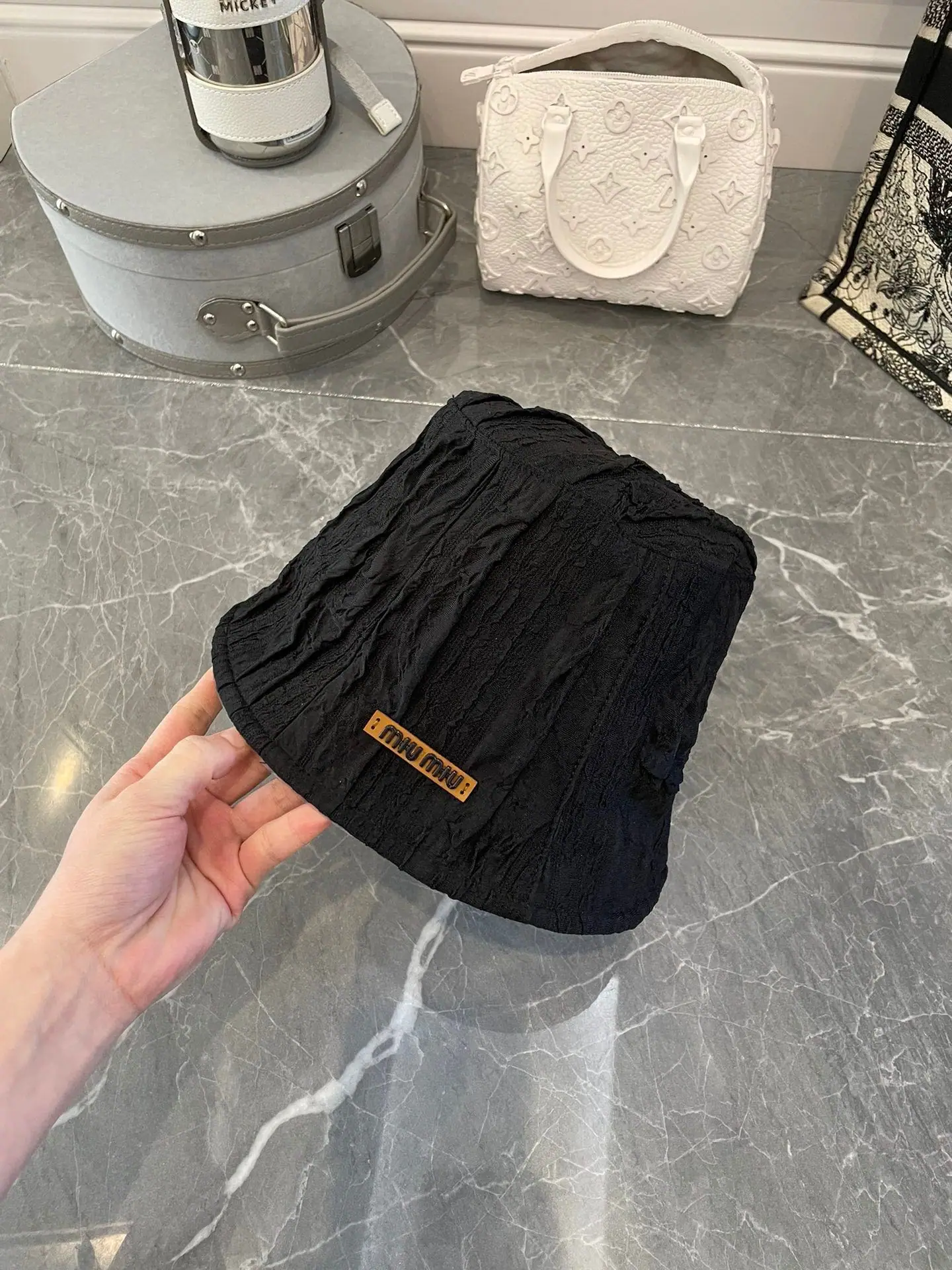 미우미우 모자 79450 Miu Miu Cap 상세 이미지 2