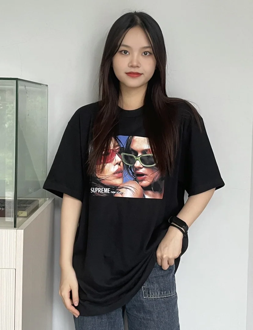 슈프림 캐릭터 프린트 코마 코튼 반팔 티셔츠 상세 이미지 9