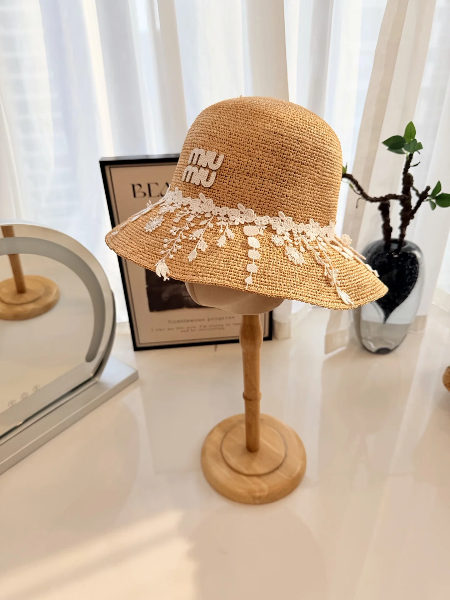 미우미우 모자 80773 Miu Miu Cap 상세 이미지 7