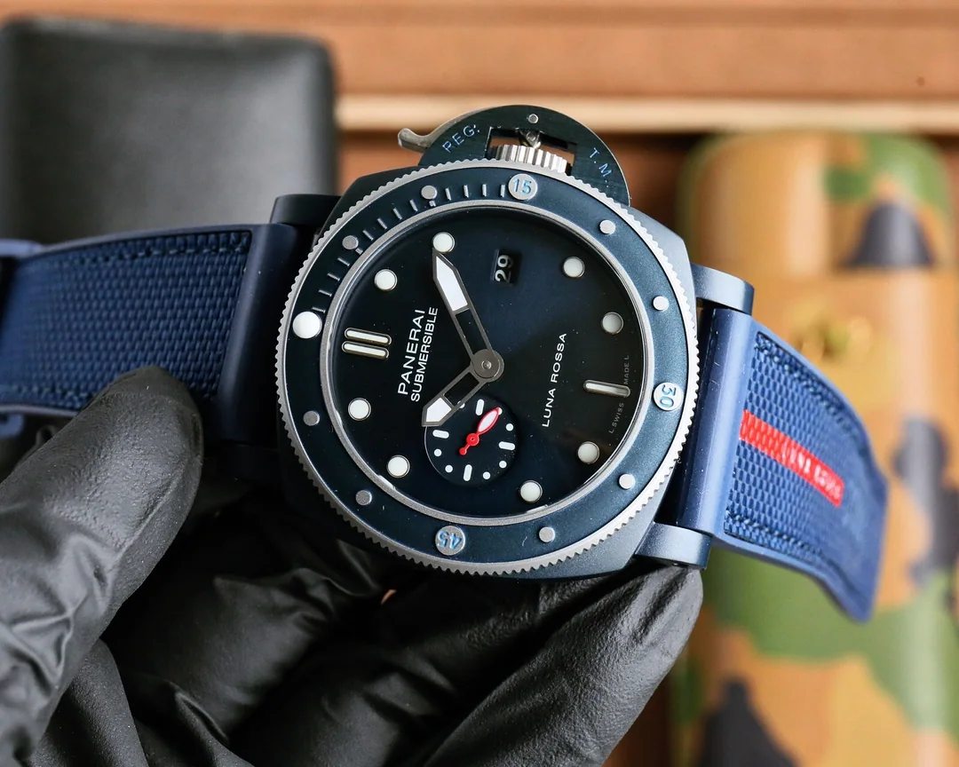 파네라이 45MM316 L 스테인리스 스틸 자동 기계식 시계 상세 이미지 4
