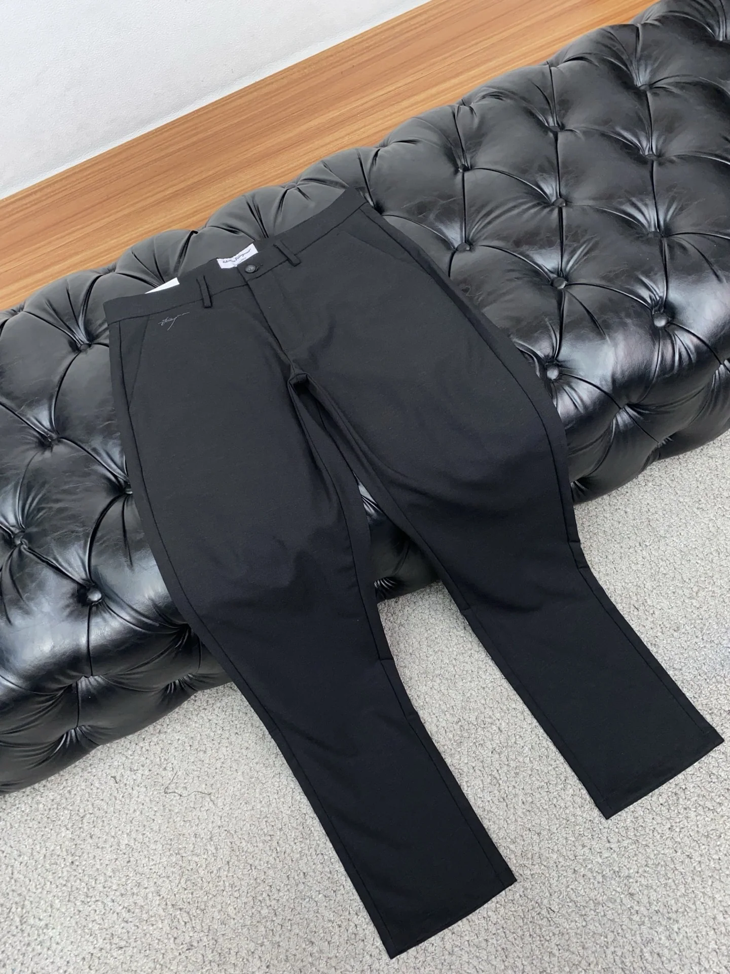 페레가모 남성 린넨 코튼 캐주얼 바지 상세 이미지 6