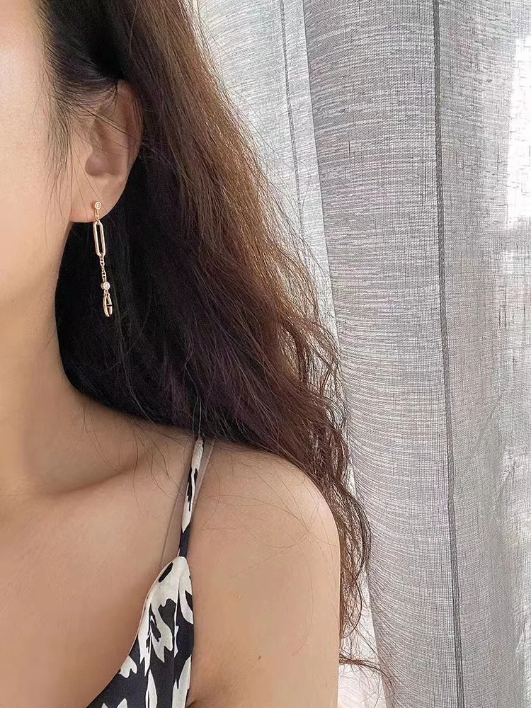 에르메스 피그노즈 비대칭 태슬 귀걸이 상세 이미지 5