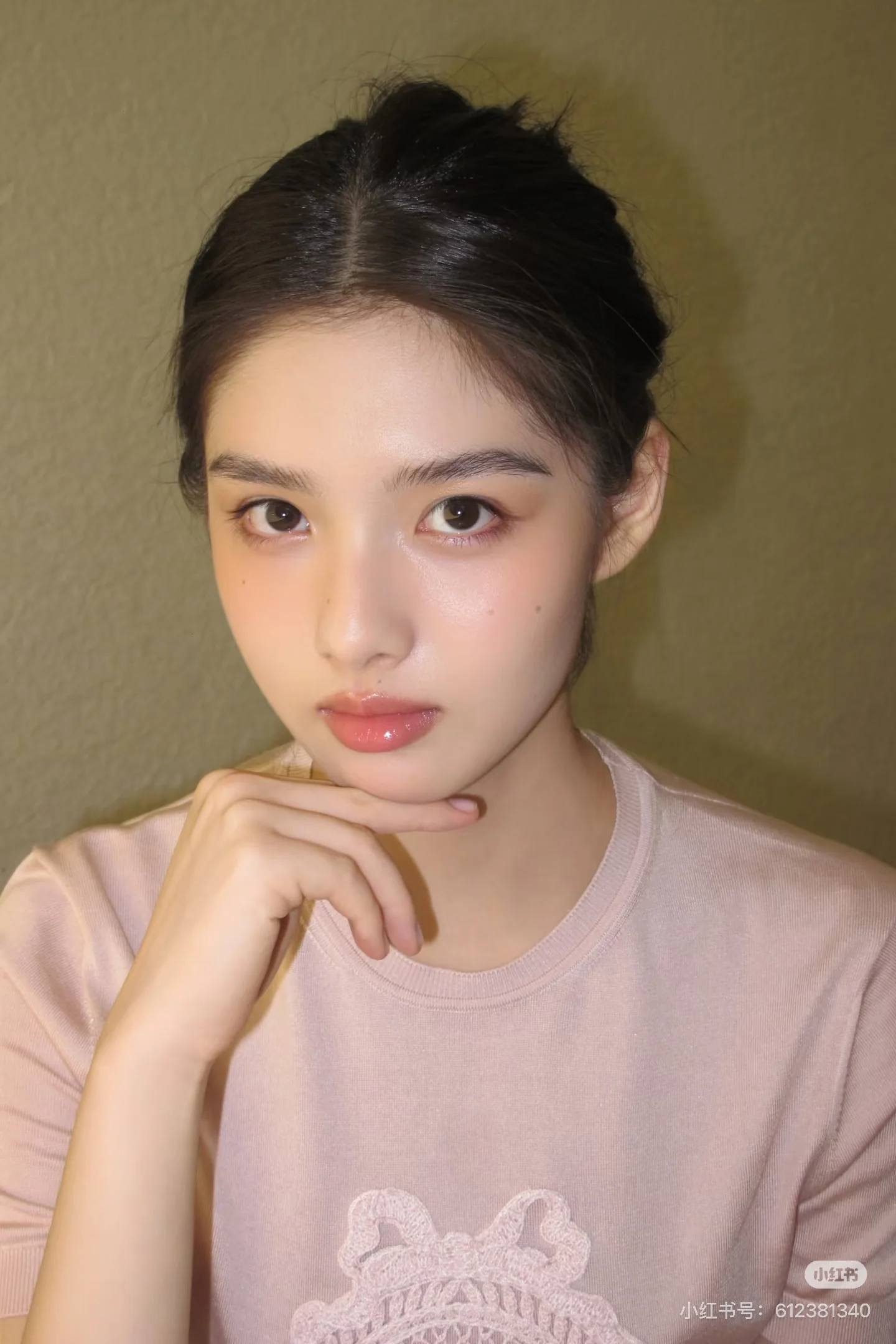 디올 누드 핑크 반팔 니트웨어 상세 이미지 7