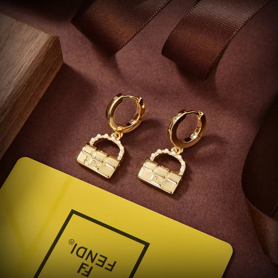 펜디 로고 귀걸이 71317