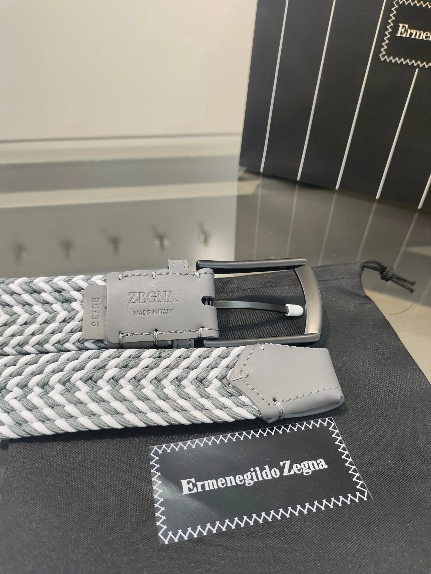 제냐 벨트 59268 Zegna Belt 상세 이미지 5