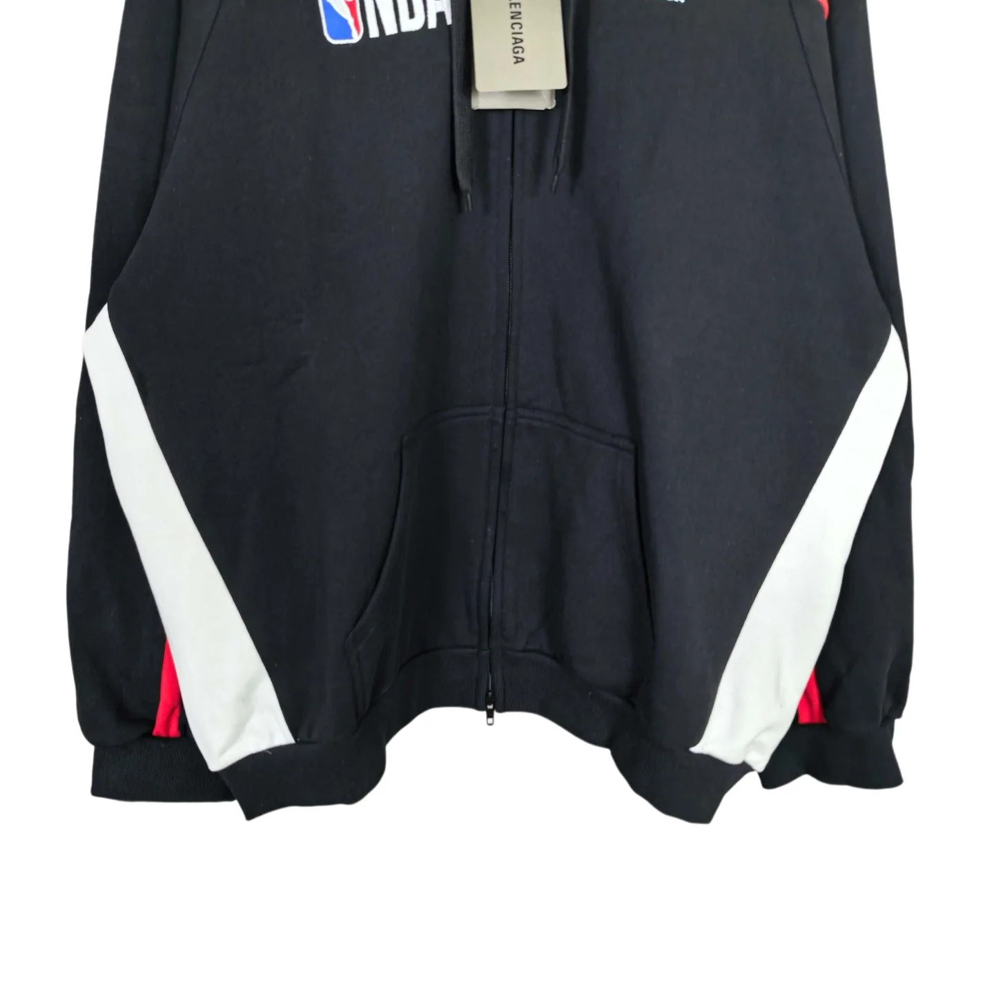 발렌시아가 NBA 콜라보 오버사이즈 지퍼 남성 후드 상세 이미지 8