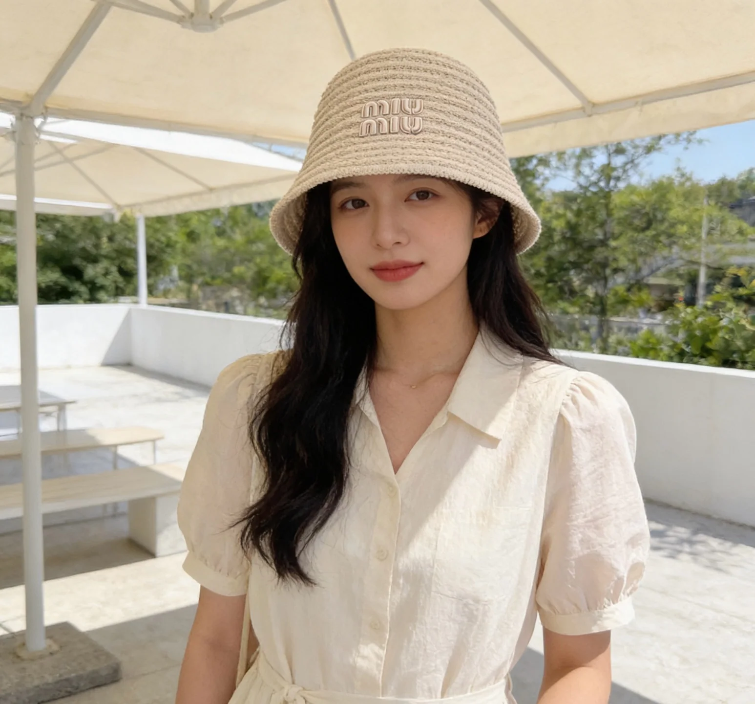 미우미우 모자 80787 Miu Miu Cap 상세 이미지 7