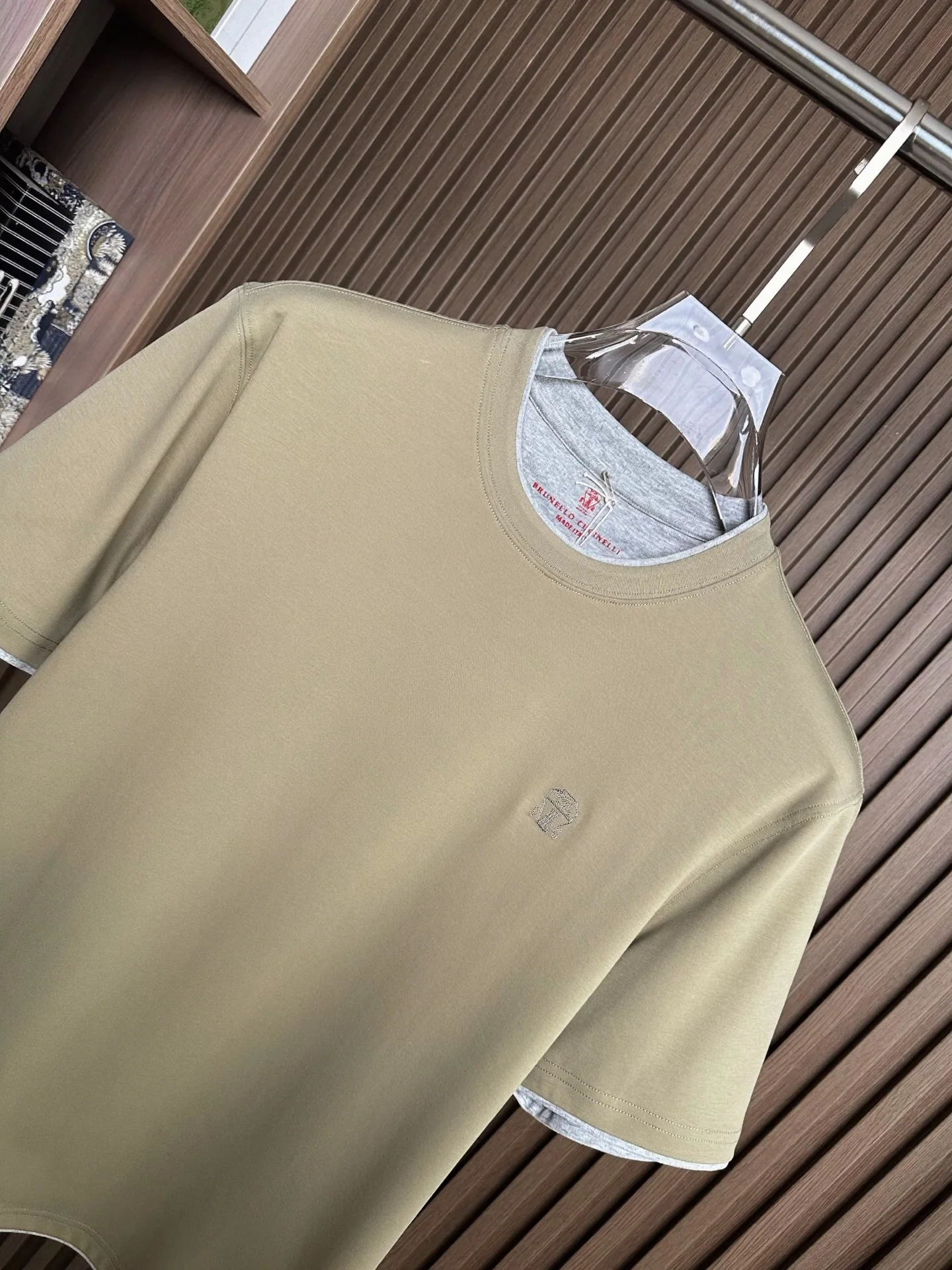 브루넬로쿠치넬리 남성 반팔 티셔츠 상세 이미지 3