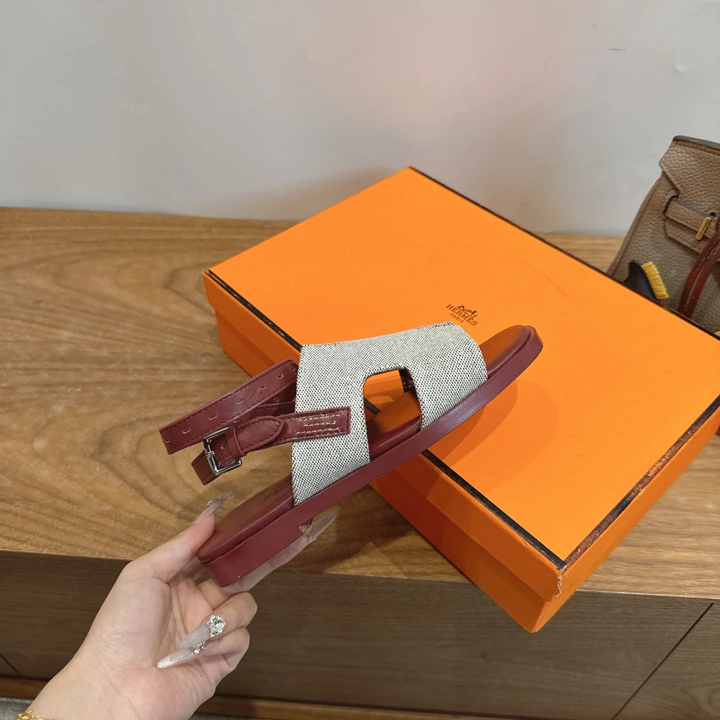 에르메스 송아지가죽 여성 신발 상세 이미지 6