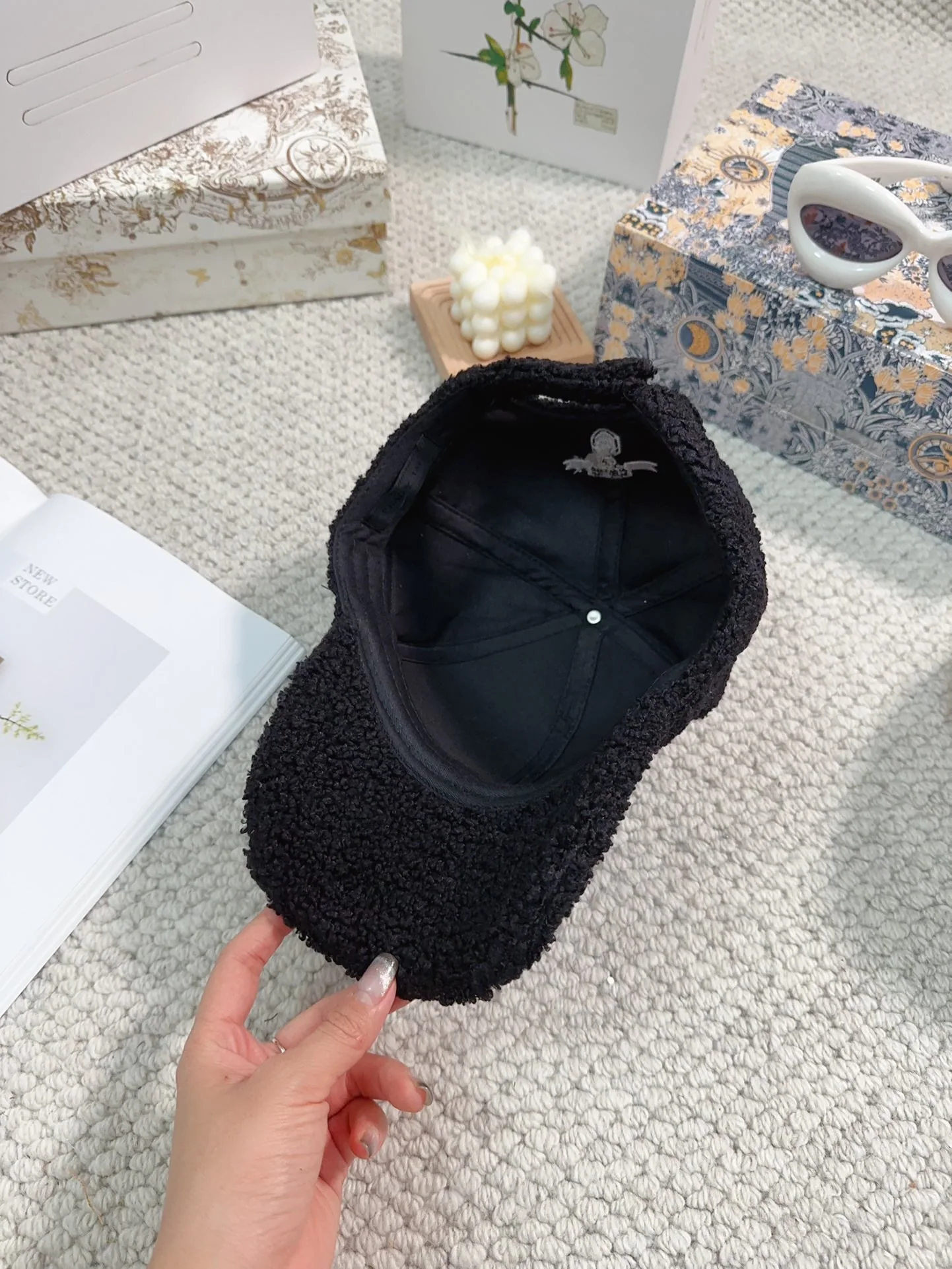 프라다 램울 베이스볼캡 상세 이미지 7
