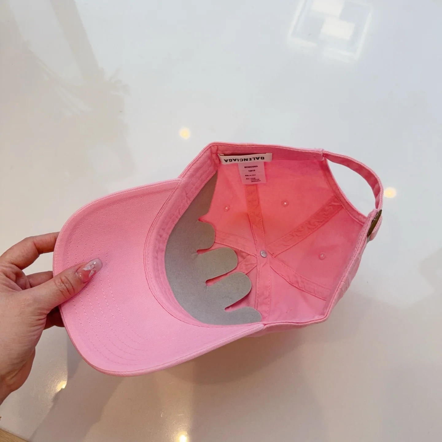 발렌시아가 컬러풀 베이스볼 모자 상세 이미지 5