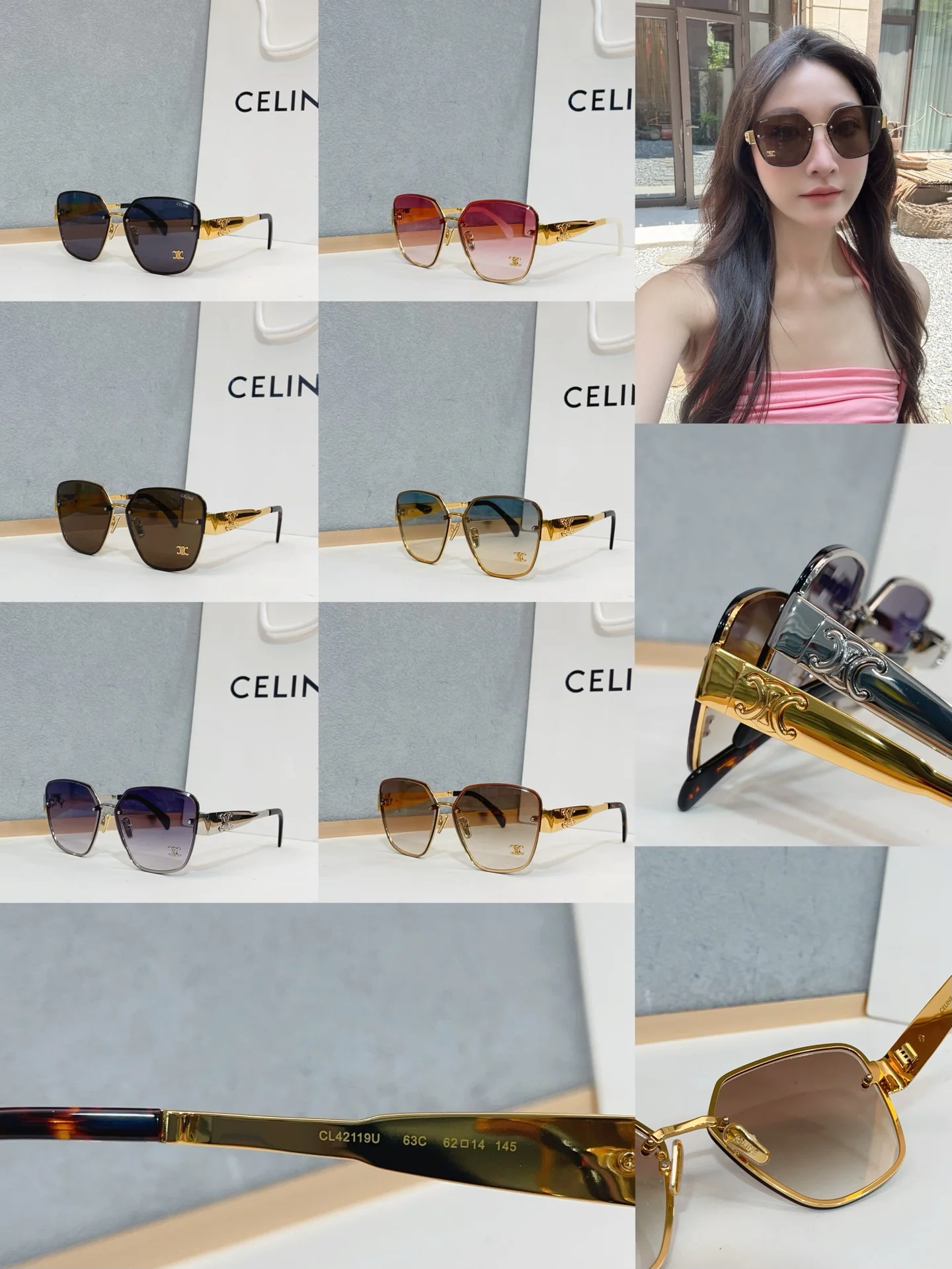 셀린느 CL42119 U 선글라스 73623