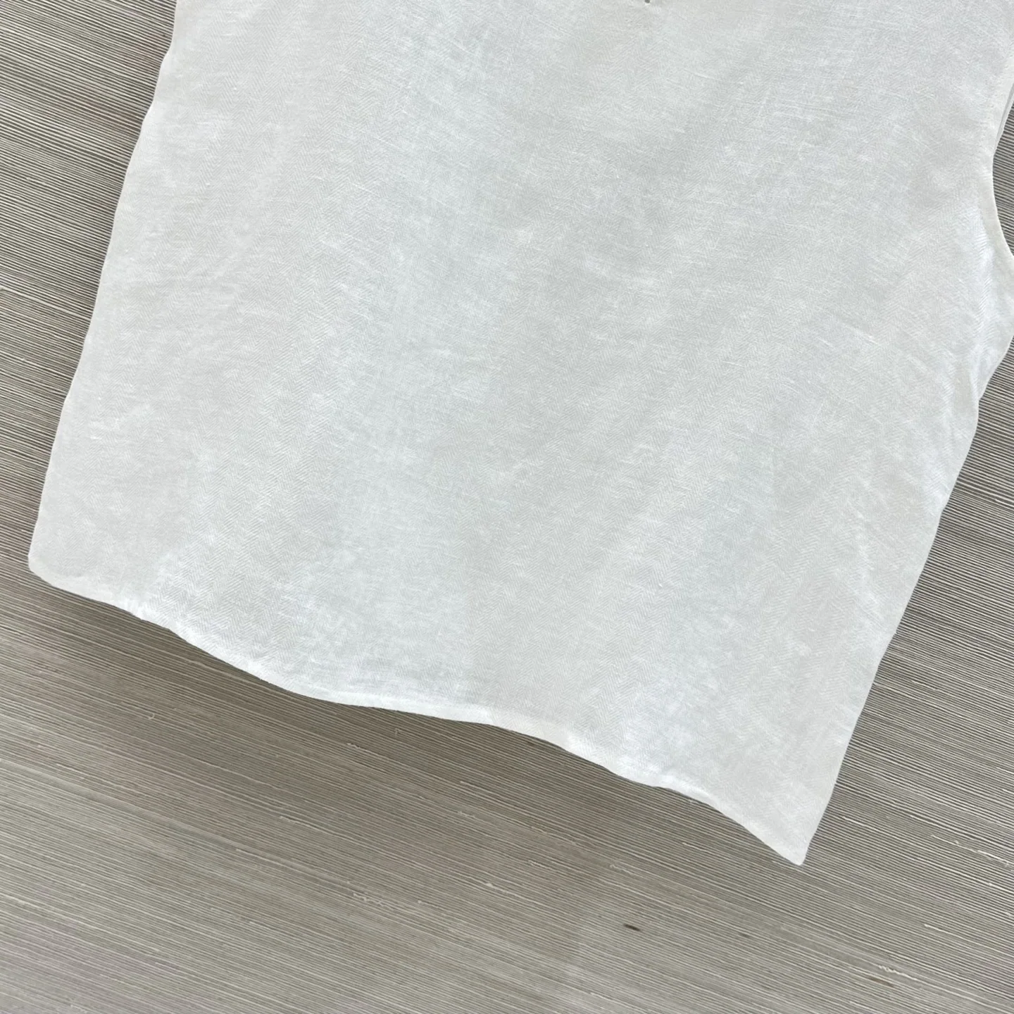 로로피아나 여성 린넨 반팔 티셔츠 세트 상세 이미지 7