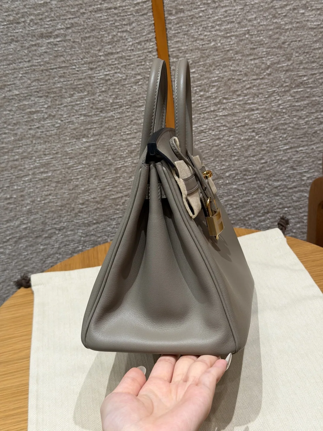 에르메스 버킨 25 cm 가죽 가방 상세 이미지 3