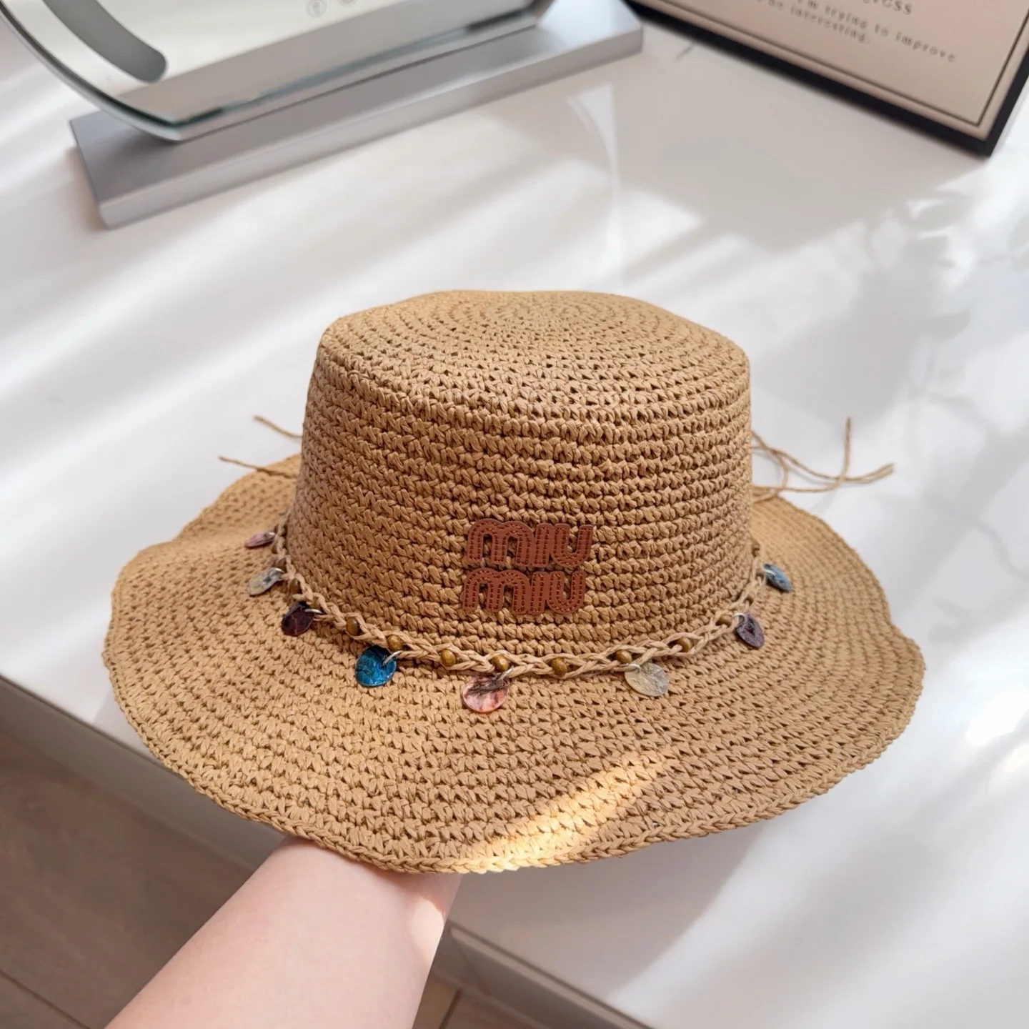 미우미우 모자 80770 Miu Miu Cap 상세 이미지 1