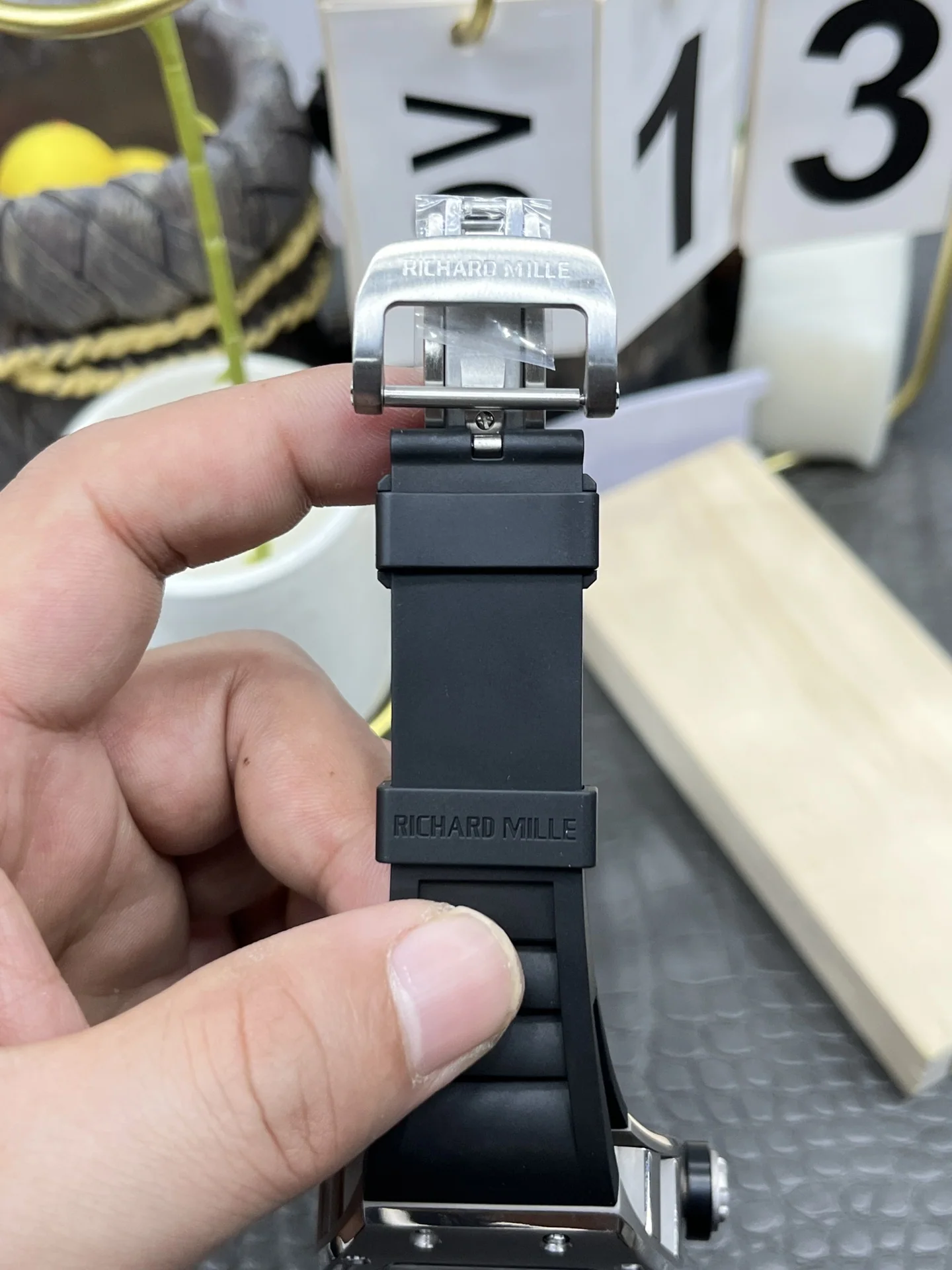 리차드밀 RM052 스컬 투르비용 오토매틱 남성 시계 레플리카 44880 Richard Mille 상세 이미지 8