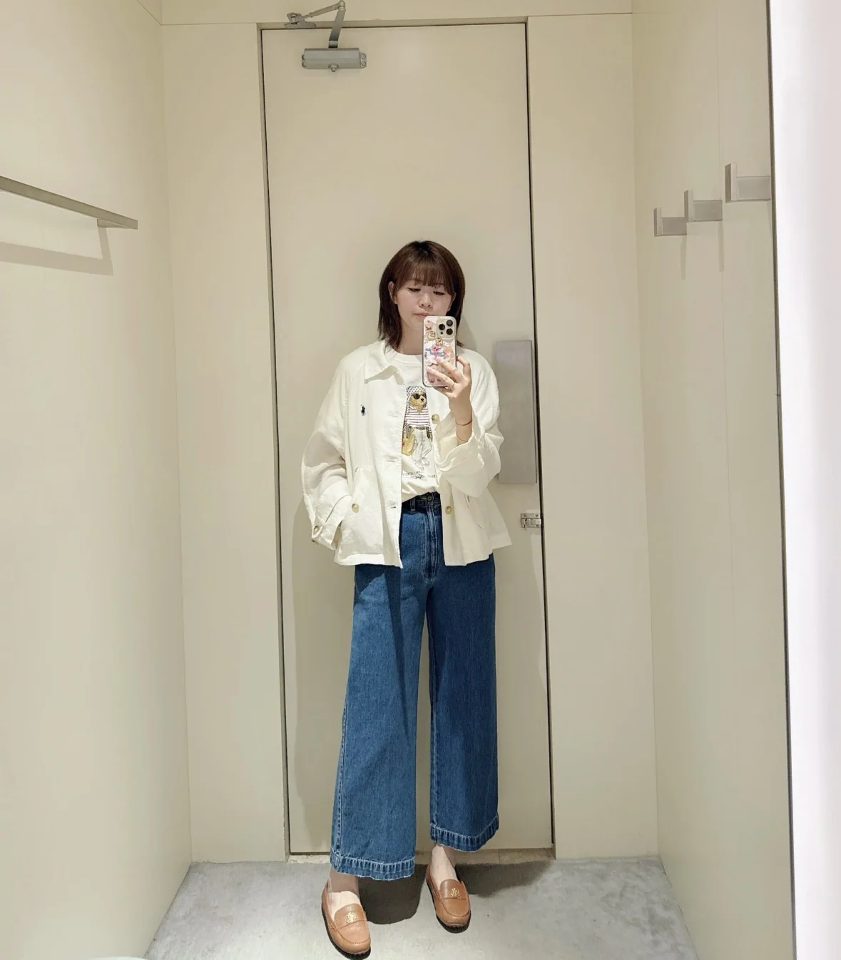폴로 린넨 오버사이즈 화이트 자켓 상세 이미지 6