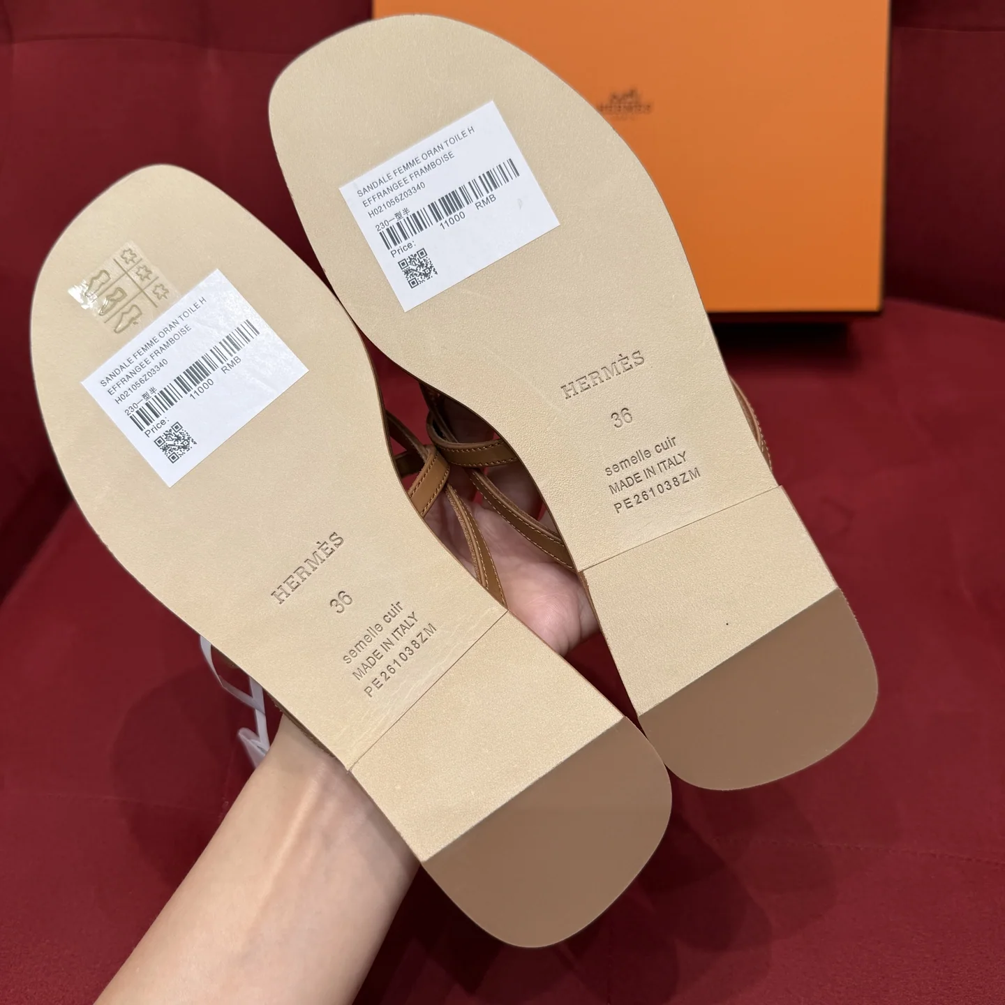 에르메스 미스 비치샌들 상세 이미지 9