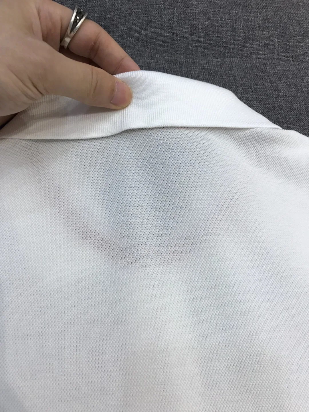 키톤 피케 코튼 하프 집 플래킷 반팔 셔츠 남성용 상세 이미지 5