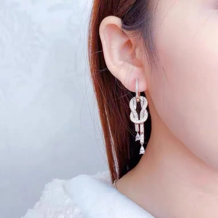 프레드 다이아몬드 태슬 귀걸이 상세 이미지 8