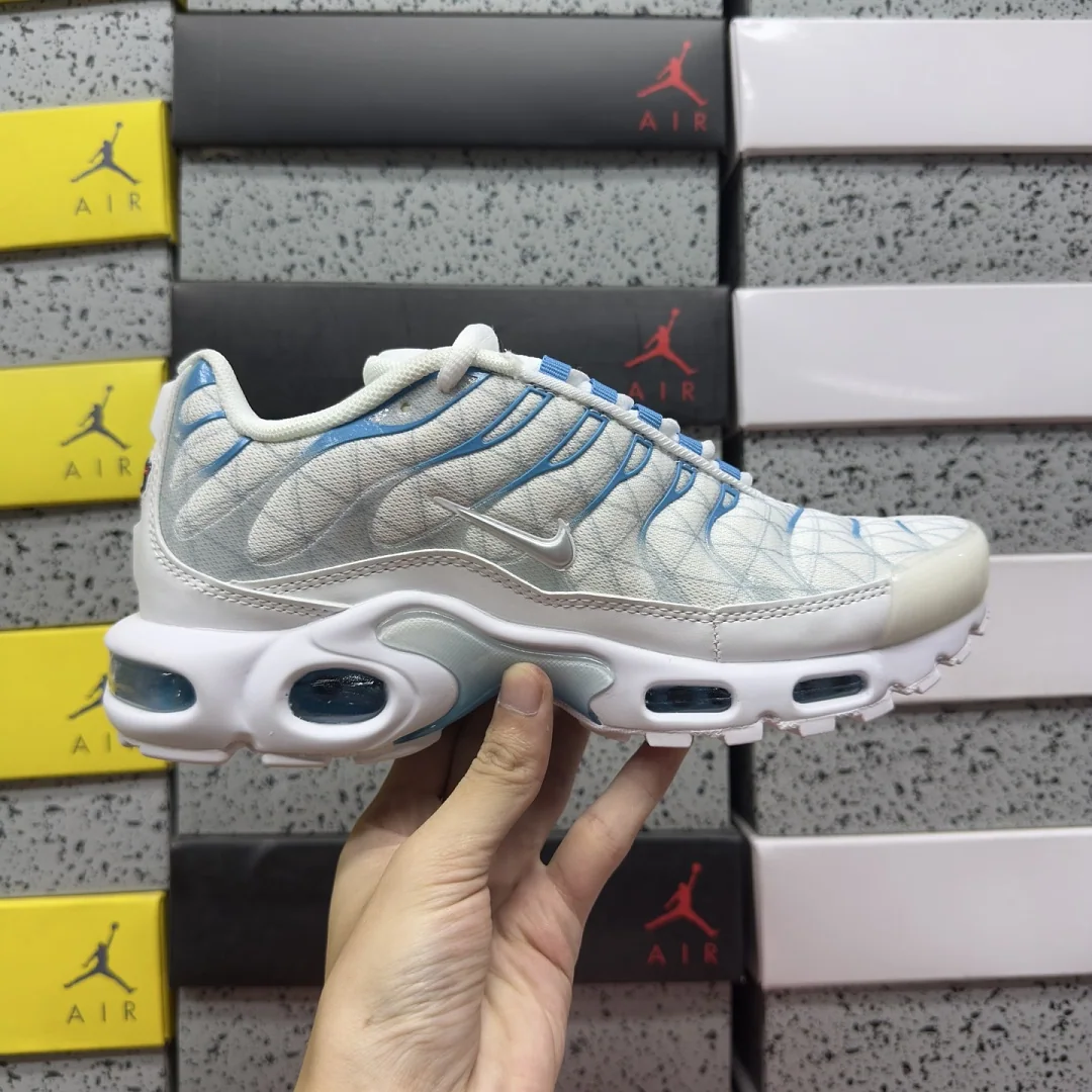 나이키 [BD] 에어 맥스 플러스 화이트 블루 FQ2397-100 201919 Nike Air Max Plus Marseille 상세 이미지 3
