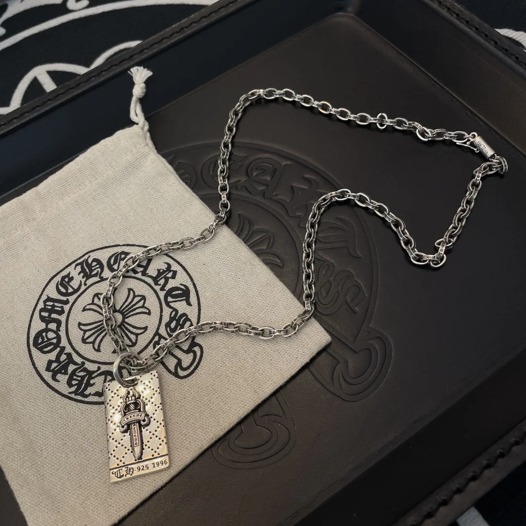 크롬하츠 스퀘어 소드 펜던트 목걸이 상세 이미지 8
