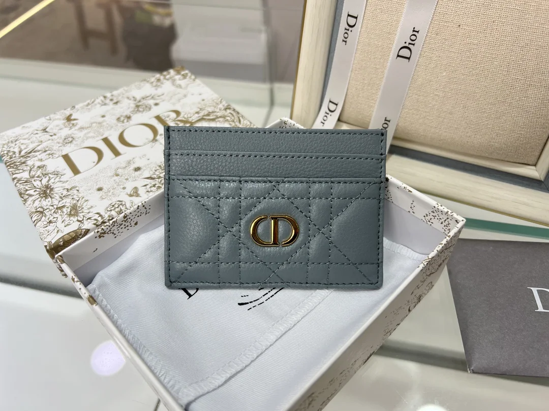 디올 카로 카드 홀더 지갑 142598
