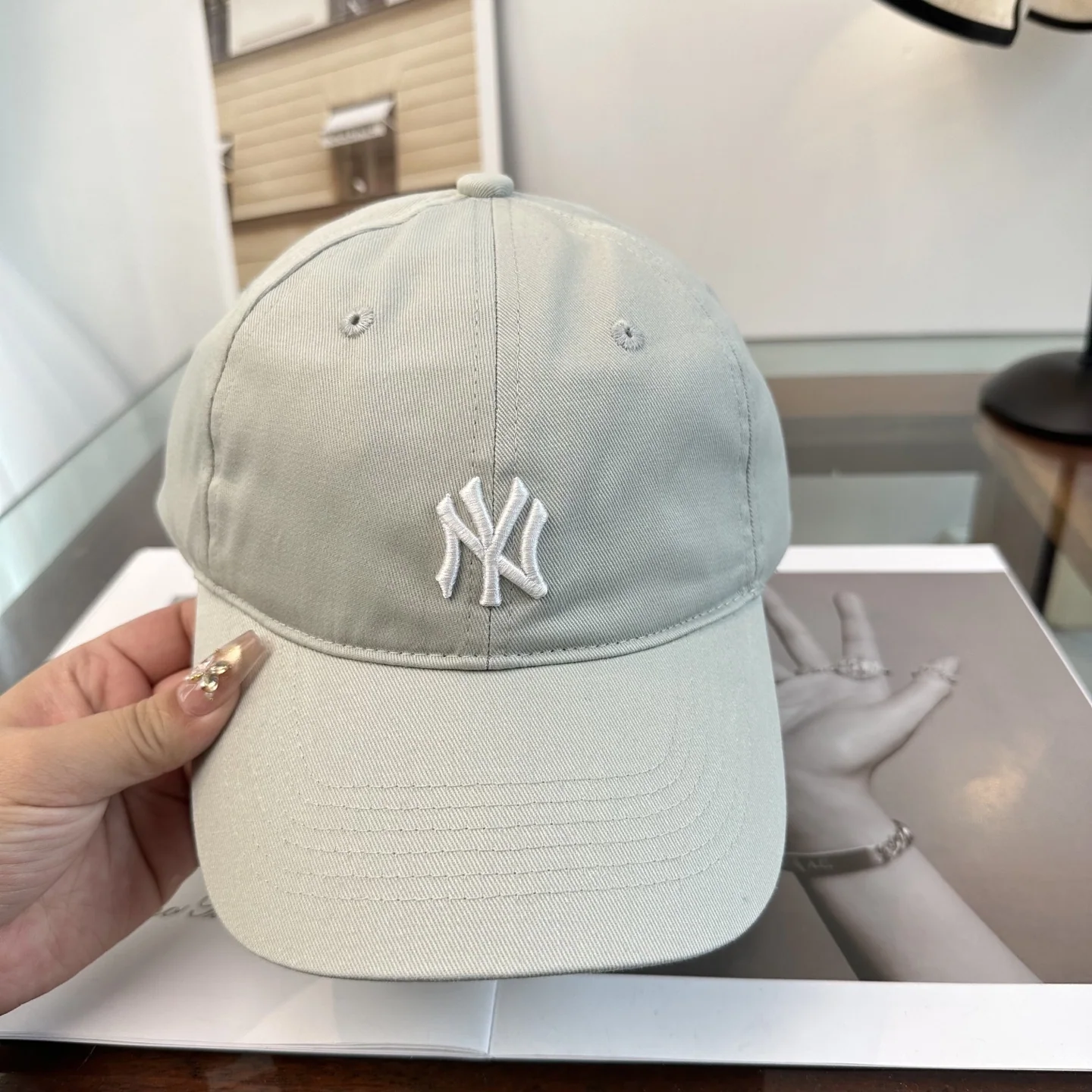 MLB 3D LA 자수 프리사이즈 야구모자 상세 이미지 5