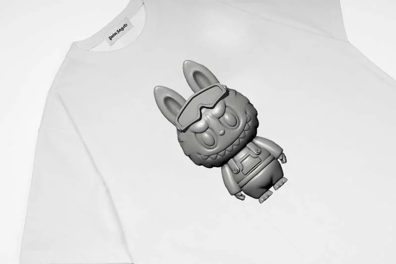 팜엔젤스 3D 로고 남성 반팔 티셔츠 상세 이미지 7