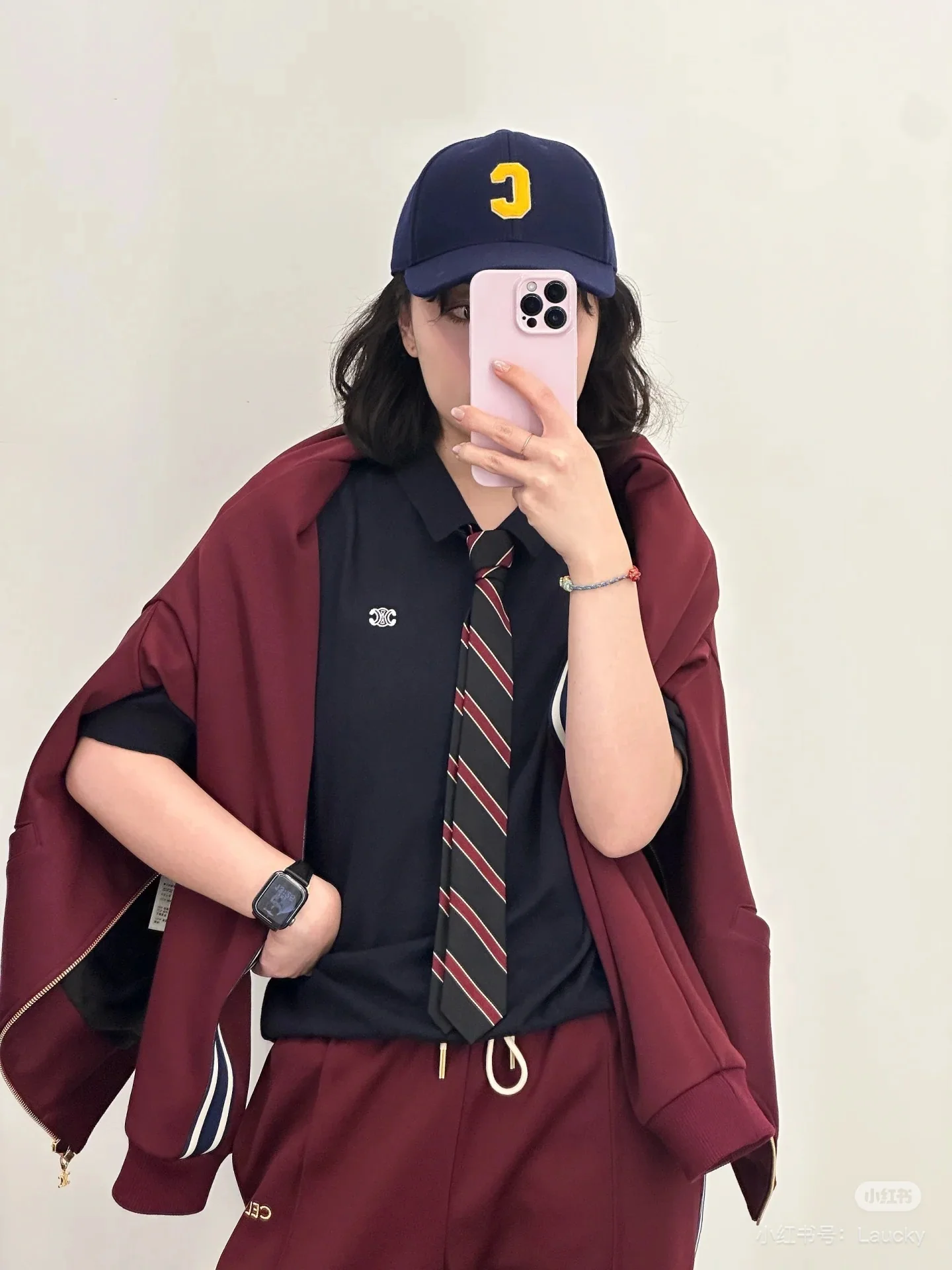 셀린느 개선문 자수 캡 상세 이미지 1
