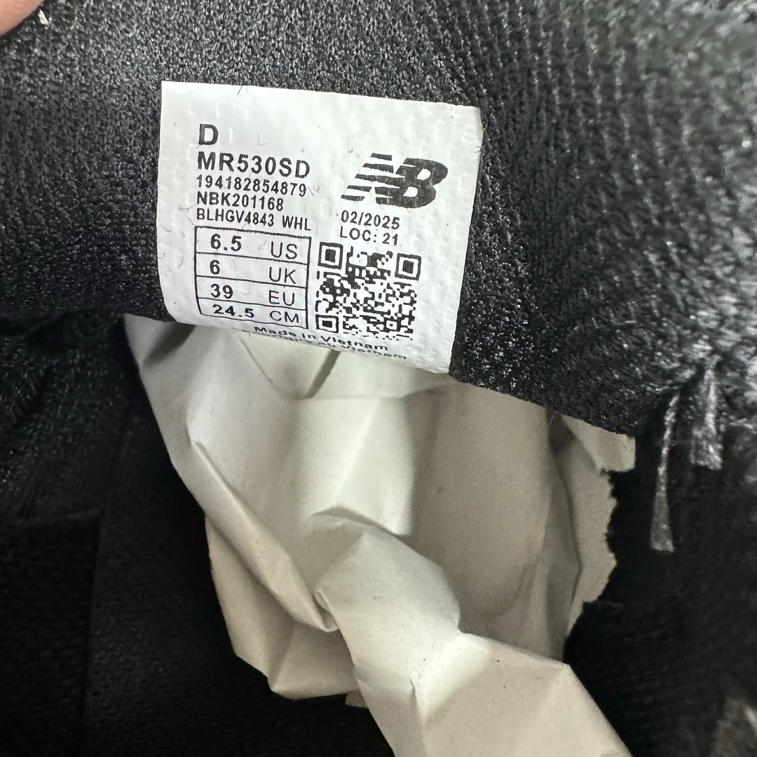 뉴발란스 [WZ] 530v2 MR530SD 202042 New Balance 530v2 Black White 상세 이미지 4