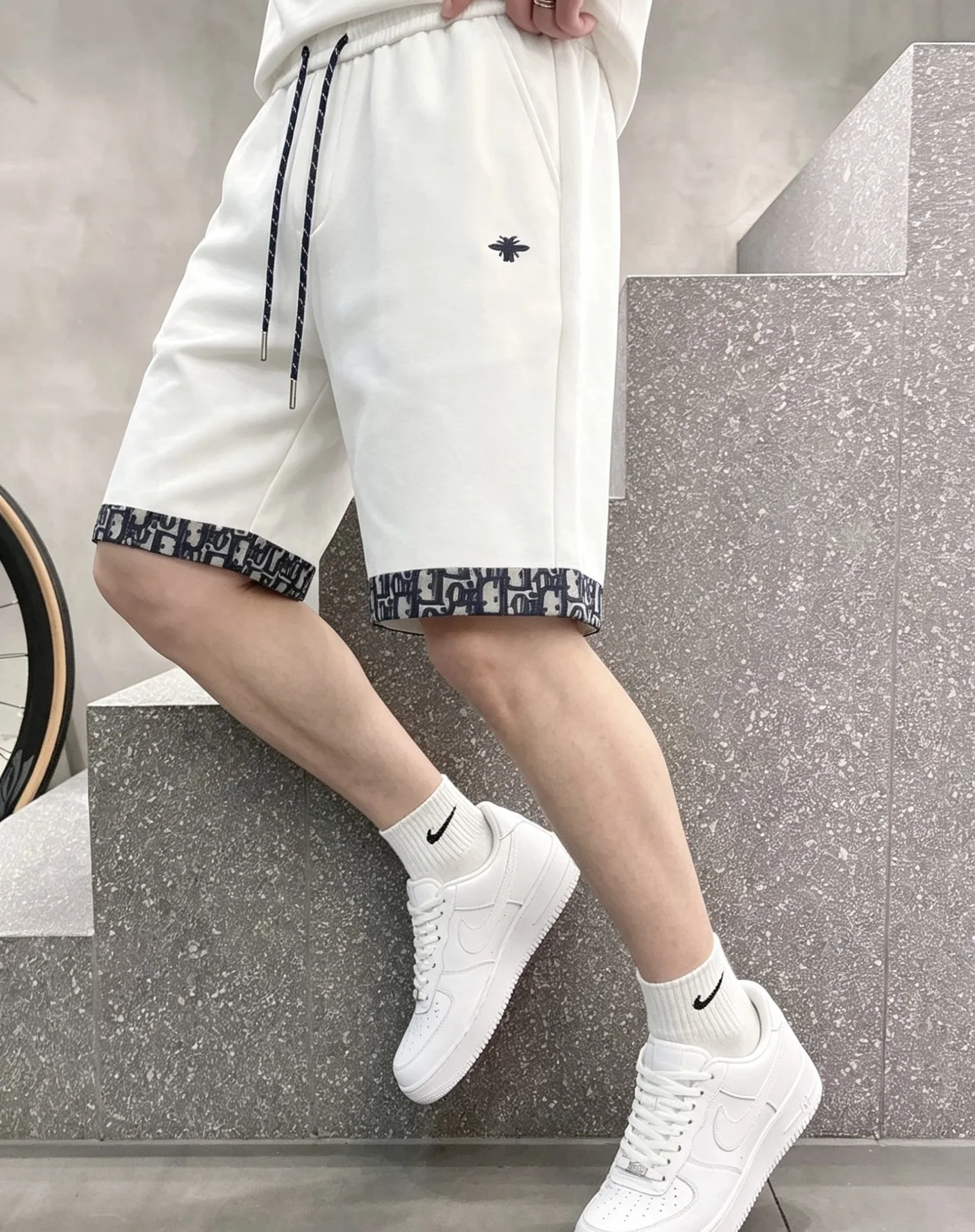 디올 남성 코튼 반바지 상세 이미지 7