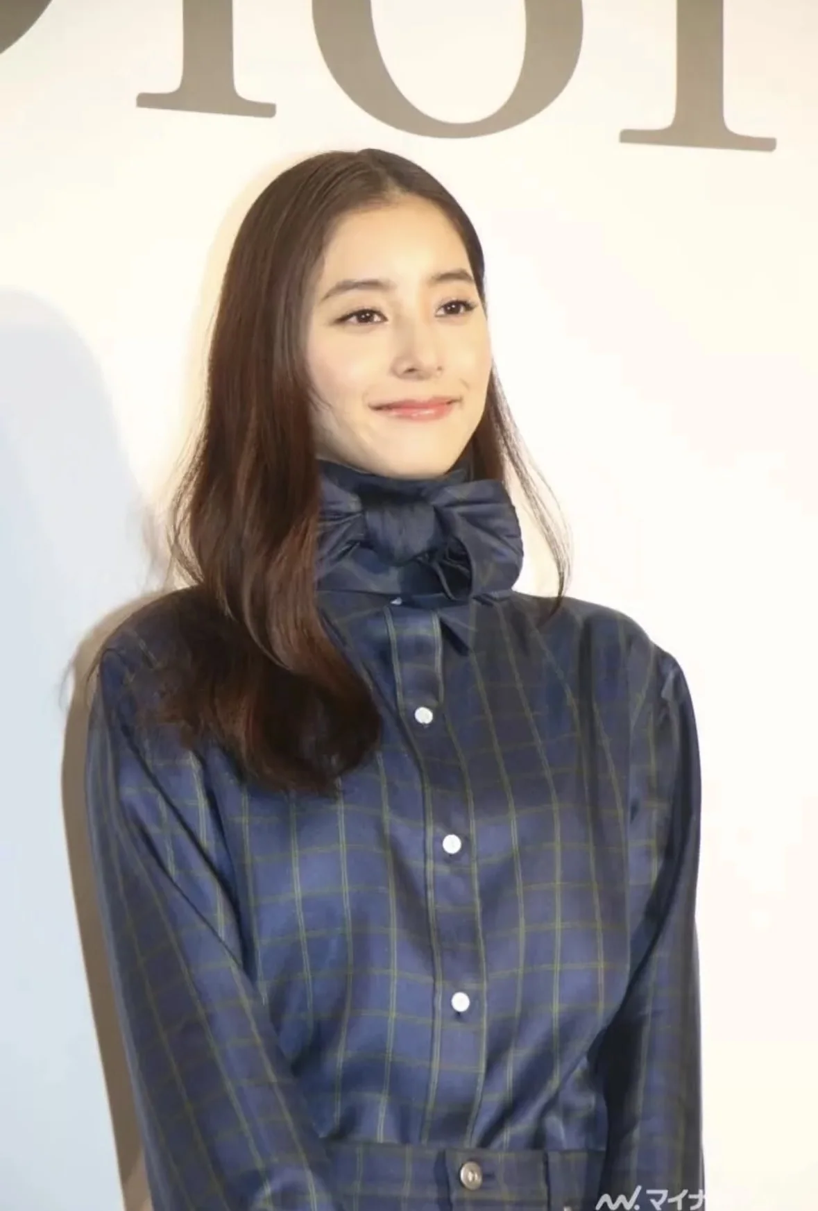 디올 클래식 체크 새틴 여성 셔츠 상세 이미지 2